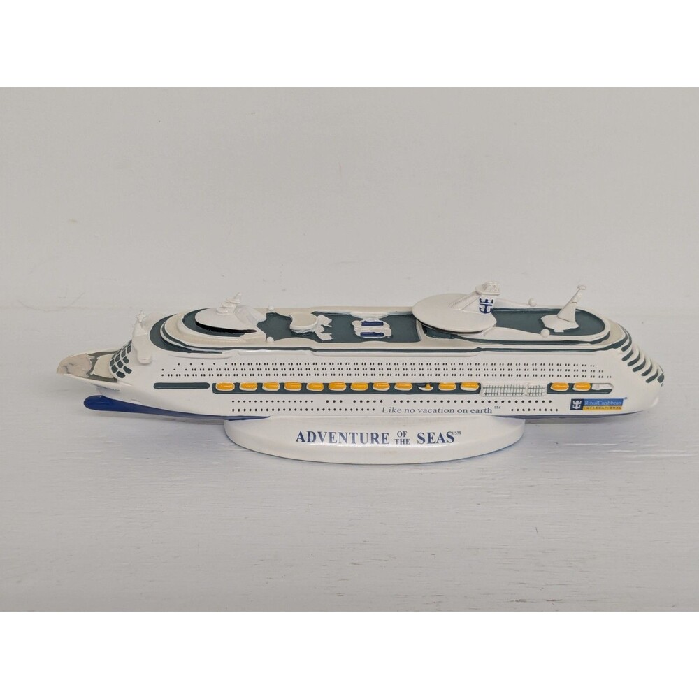 Royal Caribbean ADVENTURE OF THE SEAS Cruise Ship Model 12” Souvenir READ